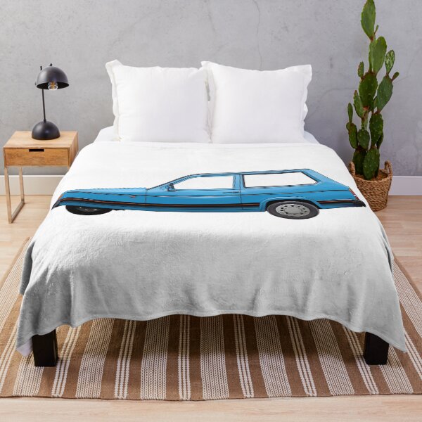 Item preview, blue 3 wheeled retro British car robin designed and sold by Theoldgirl900.