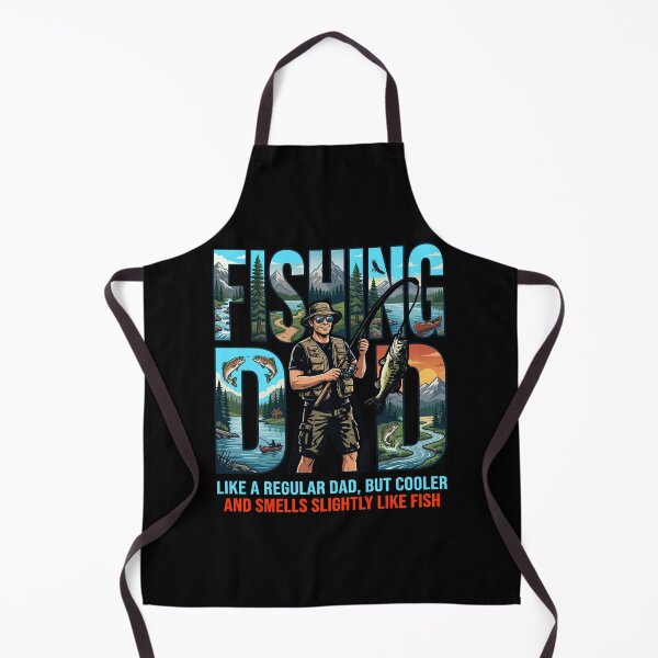 Item preview, Like A Regular Dad But Cooler Smells Like Fish Funny Fishing Gift designed and sold by ShetuAhsan.