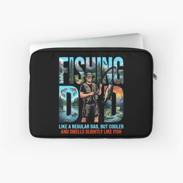 Item preview, Like A Regular Dad But Cooler Smells Like Fish Funny Fishing Gift designed and sold by ShetuAhsan.