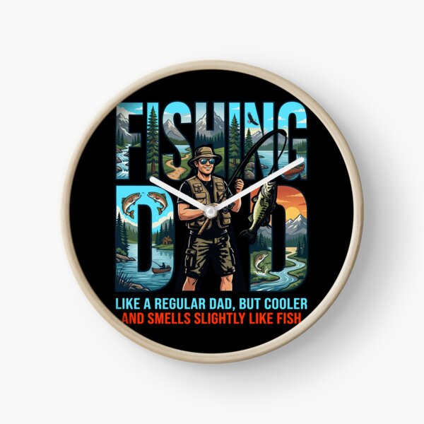 Item preview, Like A Regular Dad But Cooler Smells Like Fish Funny Fishing Gift designed and sold by ShetuAhsan.