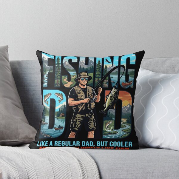 Item preview, Like A Regular Dad But Cooler Smells Like Fish Funny Fishing Gift designed and sold by ShetuAhsan.