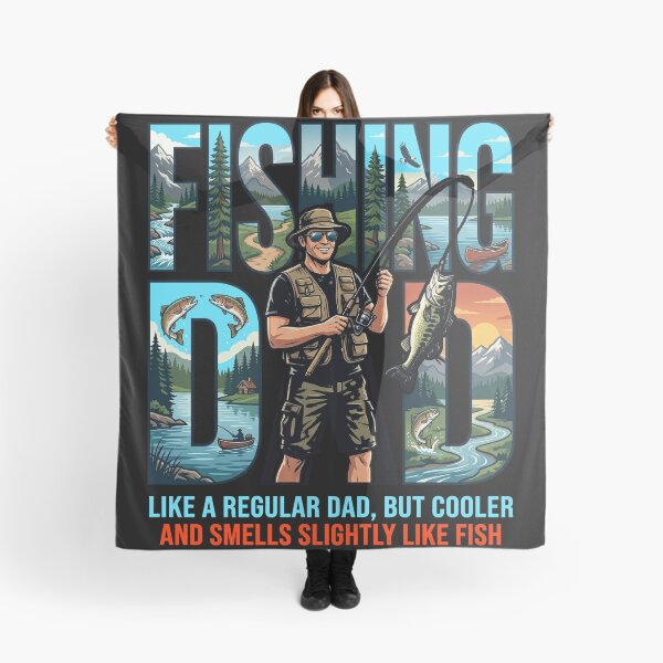 Item preview, Like A Regular Dad But Cooler Smells Like Fish Funny Fishing Gift designed and sold by ShetuAhsan.
