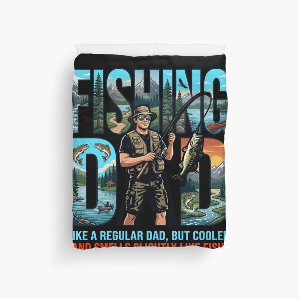 Item preview, Like A Regular Dad But Cooler Smells Like Fish Funny Fishing Gift designed and sold by ShetuAhsan.
