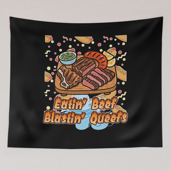 Item preview, Eatin Beef Blastin Queefs Funny Colorful Design For Woman designed and sold by DarkRelicStudio.