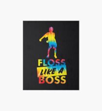 Tie Dye Floss Like A Boss - Flossing Dance Art Board