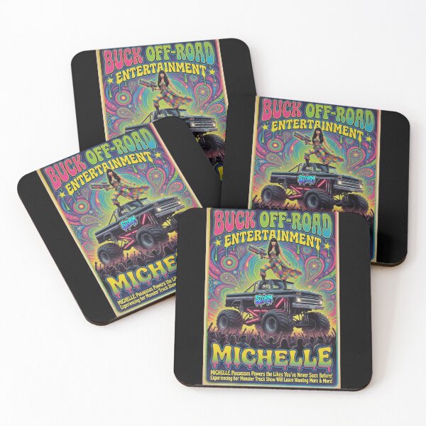 Item preview, Buck Off-Road: Psychedelic 60s - MICHELLE  designed and sold by PESCORAN.