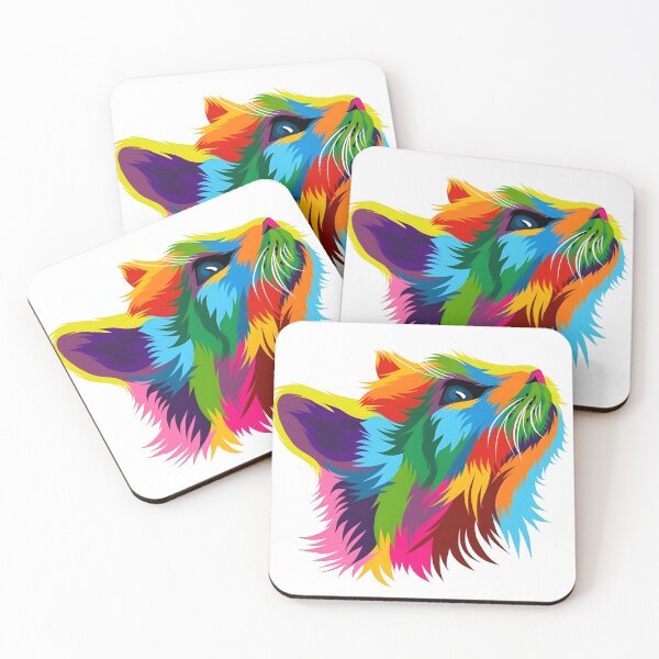 Item preview, Colorful Rainbow Dog Portrait designed and sold by FritschBryana.