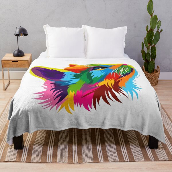 Item preview, Colorful Rainbow Dog Portrait designed and sold by FritschBryana.