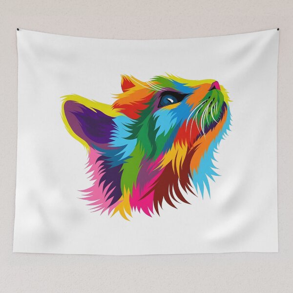 Item preview, Colorful Rainbow Dog Portrait designed and sold by FritschBryana.