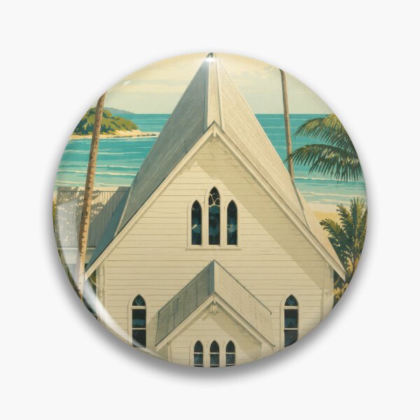 Item preview, St Mary's by the Sea Port Douglas, Queensland Australia Vintage Travel Poster designed and sold by pod24.