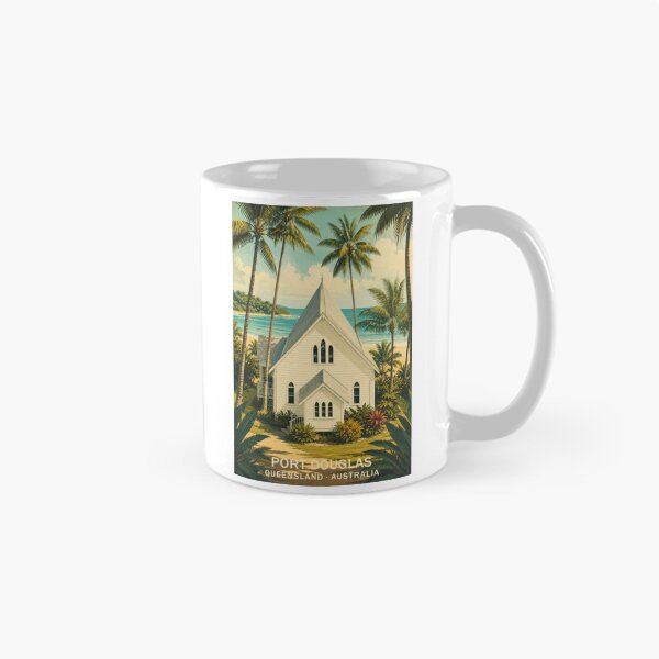 Item preview, St Mary's by the Sea Port Douglas, Queensland Australia Vintage Travel Poster designed and sold by pod24.