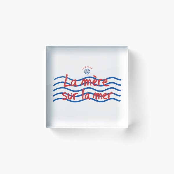 Item preview, La Mere Sur La Mer Funny French Quote designed and sold by Olhapro.