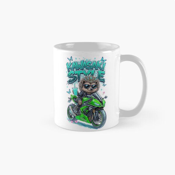 Item preview, Moto deportiva Kawasaki verde - Boba turquesa, mariposas designed and sold by Hellulandia - no nää ny vaa o tämmöne.