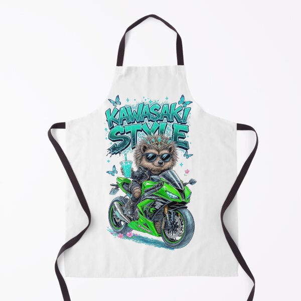 Item preview, Green Kawasaki Sportbike - Turquoise Boba, Butterflies designed and sold by Hellulandia - no nää ny vaa o tämmöne.