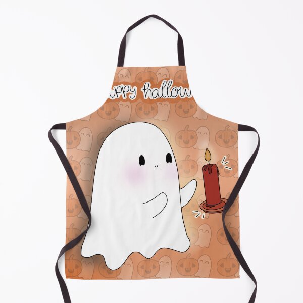 Item preview, cute ghost with candle designed and sold by Em1k.