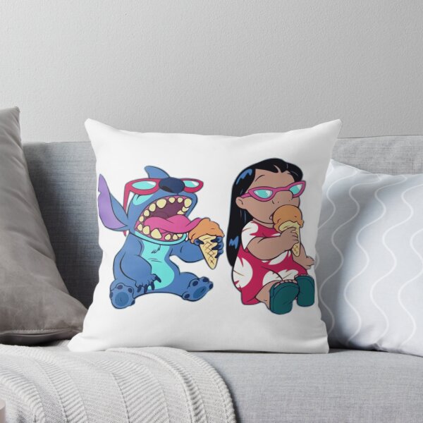 Item preview, Cute Stitch and Lilo Eating Ice Cream designed and sold by Magico Paco.