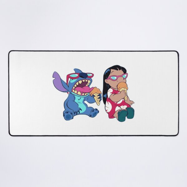 Item preview, Cute Stitch and Lilo Eating Ice Cream designed and sold by Magico Paco.