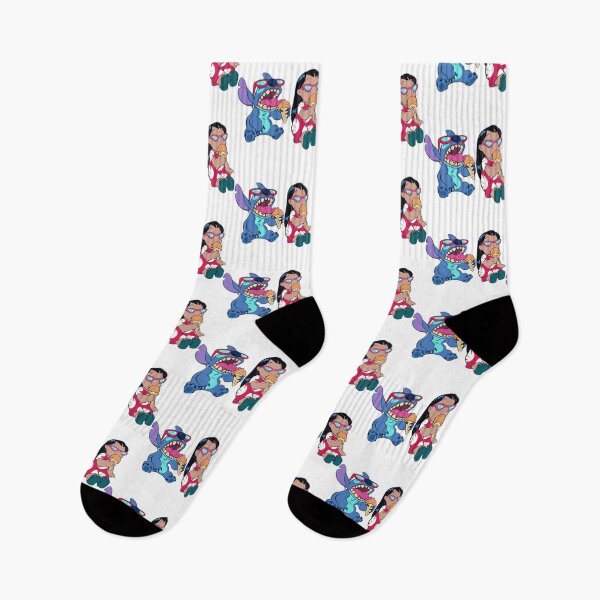 Item preview, Cute Stitch and Lilo Eating Ice Cream designed and sold by Magico Paco.