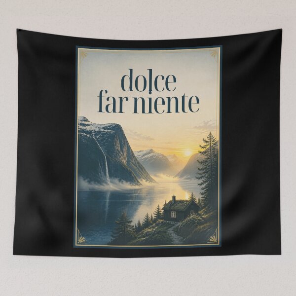 Item preview, Dolce far niente designed and sold by LaughandLaugh.