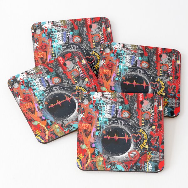 Item preview, Pulse Against the Noise designed and sold by Art With Impact – Statement Art & Apparel for Deep Thinkers.