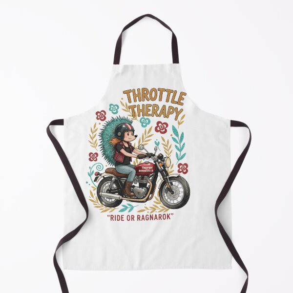 Item preview, Throttle Therapy Triumph Bonneville - Ride Or Ragnarok designed and sold by Hellulandia - no nää ny vaa o tämmöne.