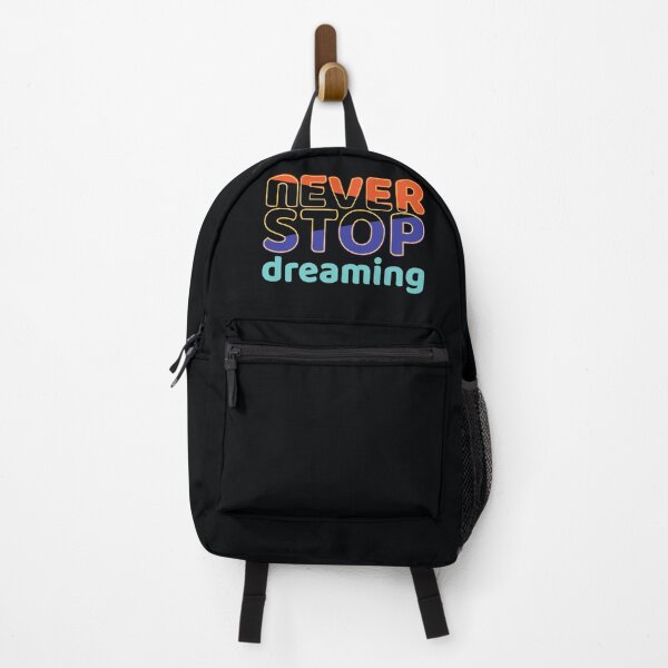Item preview, Never Stop Dreaming Motivational Typography Design designed and sold by Rush2Buy.