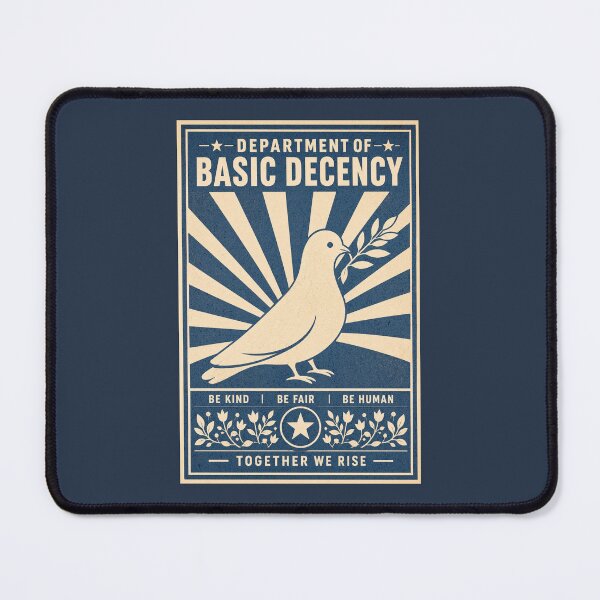 Item preview, Radicalized By Basic Decency Dove | Vintage WPA Style Protest Poster designed and sold by ValentinaHramov.