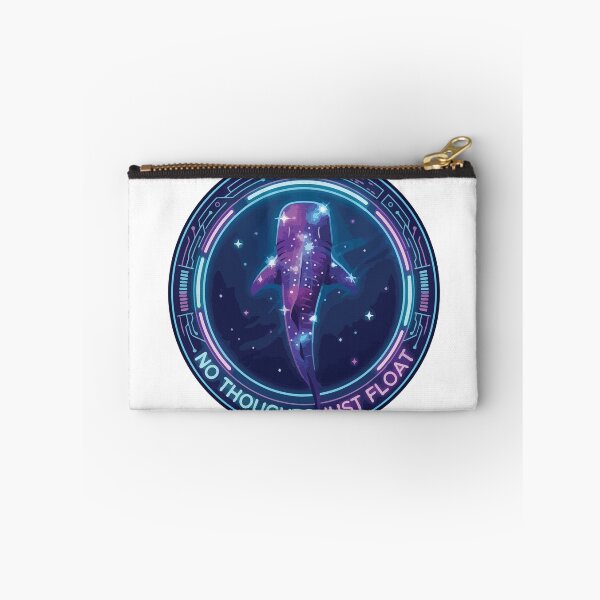 Item preview, Neon Whale Shark Float Aesthetic Porthole Art designed and sold by Arc2020.