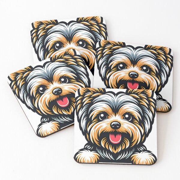 Item preview, Colorful Fluffy Dog Illustration – Cute Happy Puppy Lover designed and sold by WehnerCarmela.