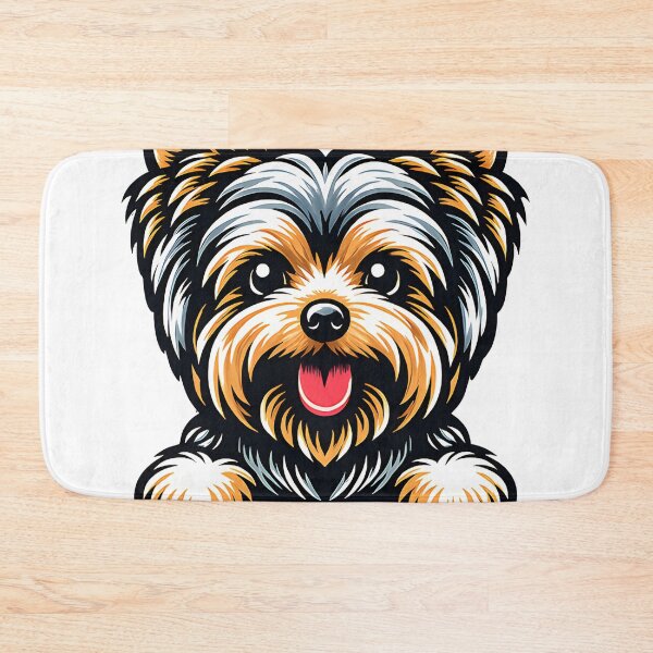 Item preview, Colorful Fluffy Dog Illustration – Cute Happy Puppy Lover designed and sold by WehnerCarmela.