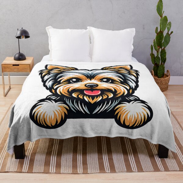 Item preview, Colorful Fluffy Dog Illustration – Cute Happy Puppy Lover designed and sold by WehnerCarmela.