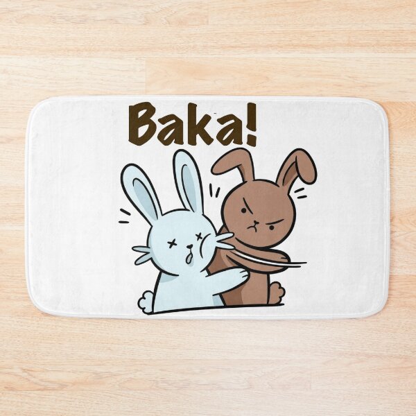 Item preview, Baka! | Funny Anime Bunny Meme  designed and sold by SoftPawsAtelier.