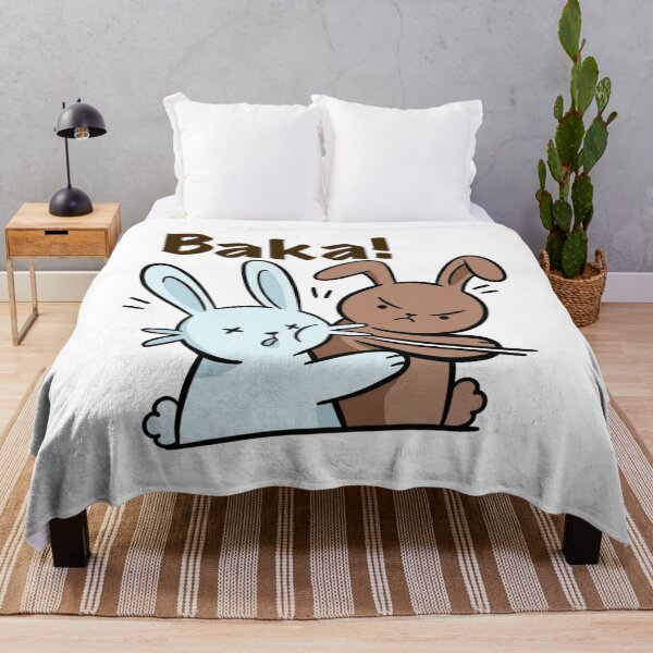 Item preview, Baka! | Funny Anime Bunny Meme designed and sold by SoftPawsAtelier.