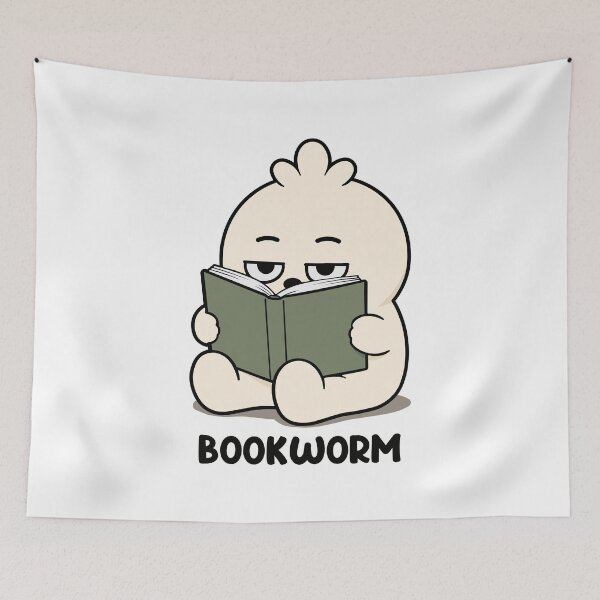 Item preview, Bookworm - Book Lover Reading designed and sold by Zerhof.