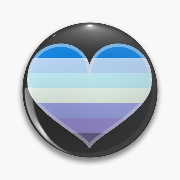 Item preview, Demiboy Gradient Pride Heart [Dark Edition] designed and sold by Roxzania.