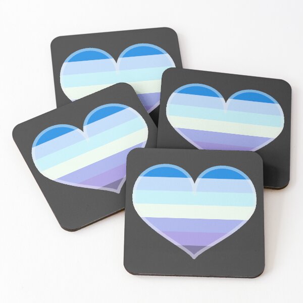 Item preview, Demiboy Gradient Pride Heart [Dark Edition] designed and sold by Roxzania.