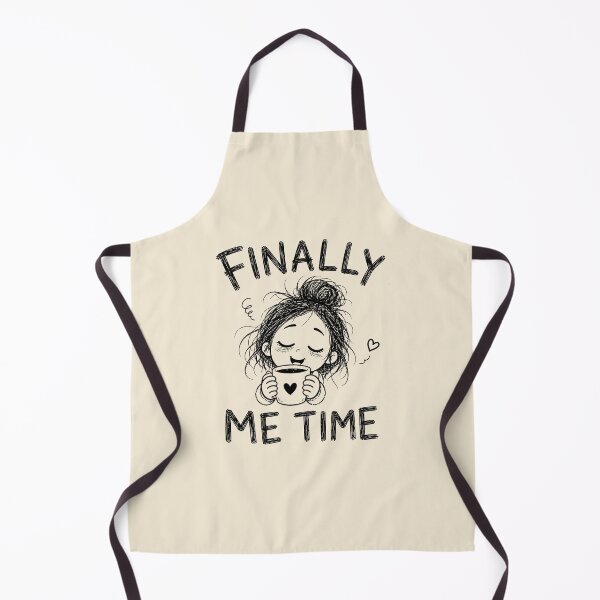 Item preview, Finally Me Time – Funny Tired Mom Coffee Doodle designed and sold by Made You Smirk.