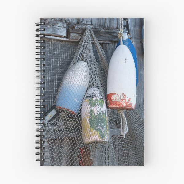 Item preview, Fishing Buoys Colour Print designed and sold by Maria Tanner Designs.