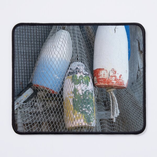 Item preview, Fishing Buoys Colour Print designed and sold by Maria Tanner Designs.