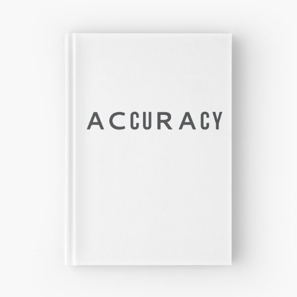 Item preview, Minimalist Accuracy Typography Poster for Perfectionists designed and sold by drTerrens.