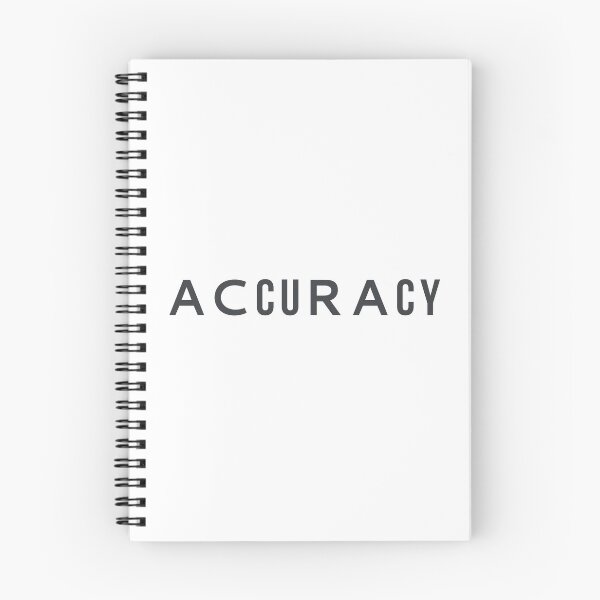 Item preview, Minimalist Accuracy Typography Poster for Perfectionists designed and sold by drTerrens.