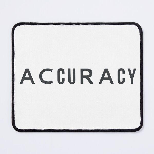Item preview, Minimalist Accuracy Typography Poster for Perfectionists designed and sold by drTerrens.