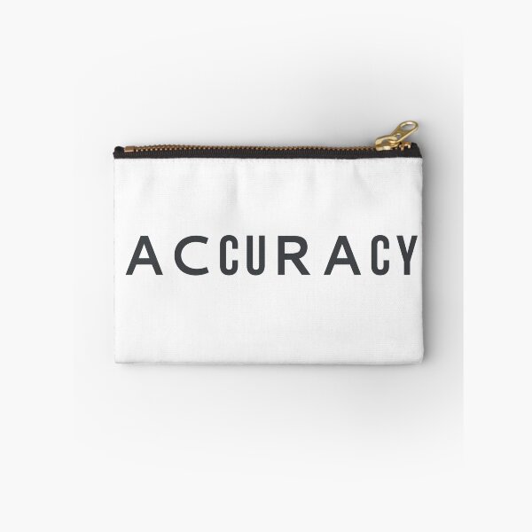 Item preview, Minimalist Accuracy Typography Poster for Perfectionists designed and sold by drTerrens.