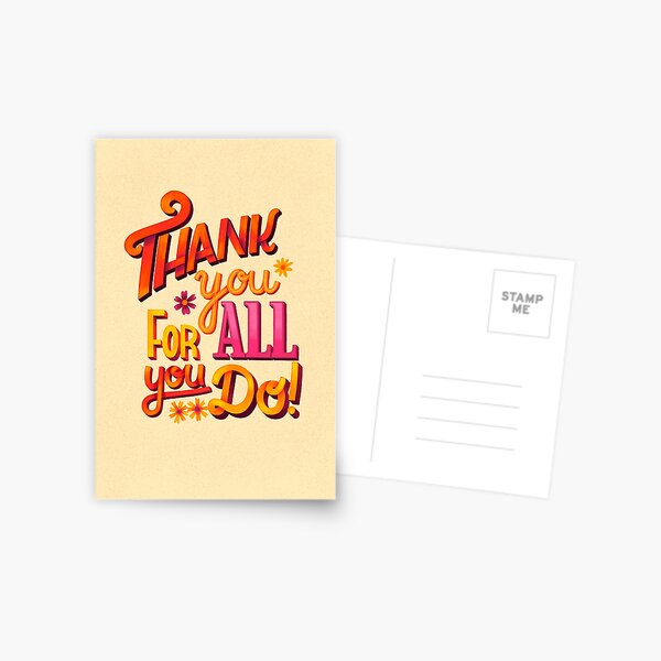 Thank you! Postkarte