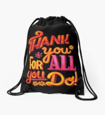 Thank you! Drawstring Bag