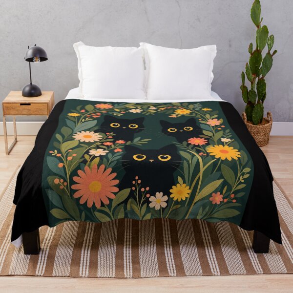 Item preview, Whimsical Garden Cats designed and sold by PurrfectHome.