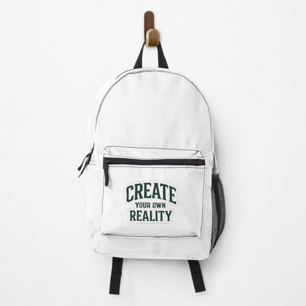Item preview, Create Your Own Reality Motivational Quote Sticker | Bold Collegiate Typography Design designed and sold by LarkLeaf.