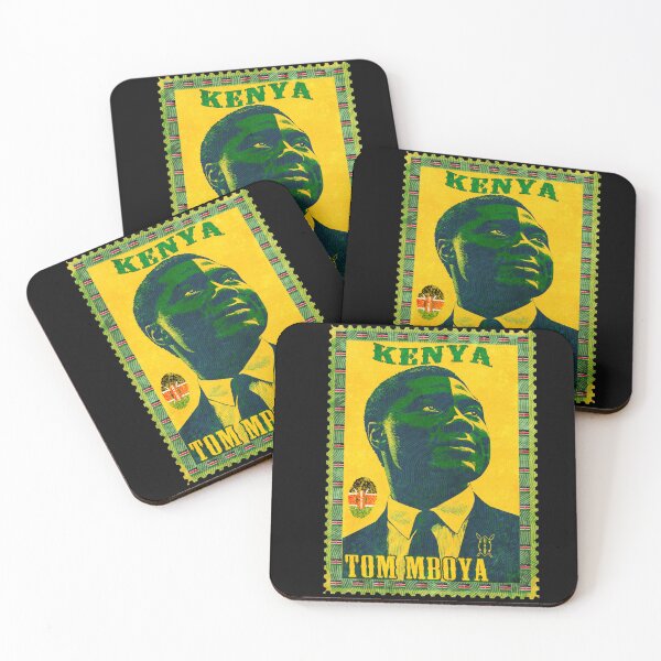 Item preview, Tom Mboya Vintage Kenya Postage Stamp Art | Pan-African Independence Poster designed and sold by Youngkev-arts.