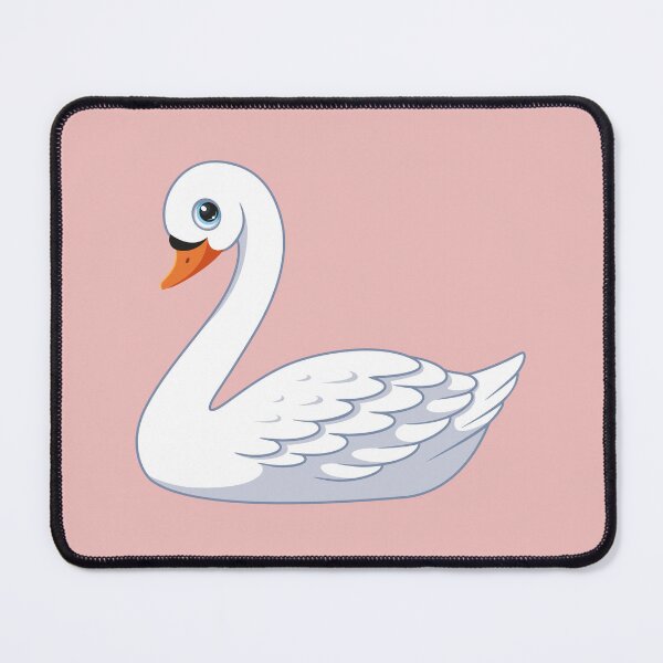 Item preview, Cute White Swan Cartoon Illustration designed and sold by SolutionsArt.