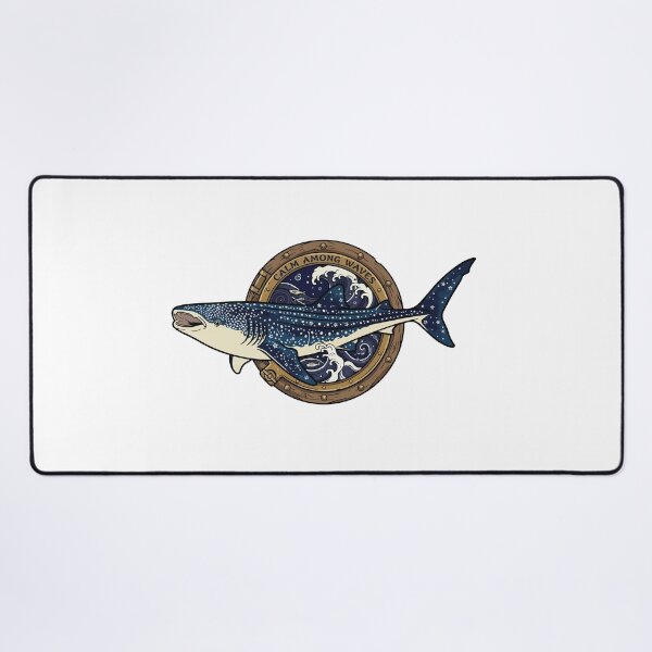 Item preview, Traditional Japanese Whale Shark Zen Waves Porthole designed and sold by Arc2020.